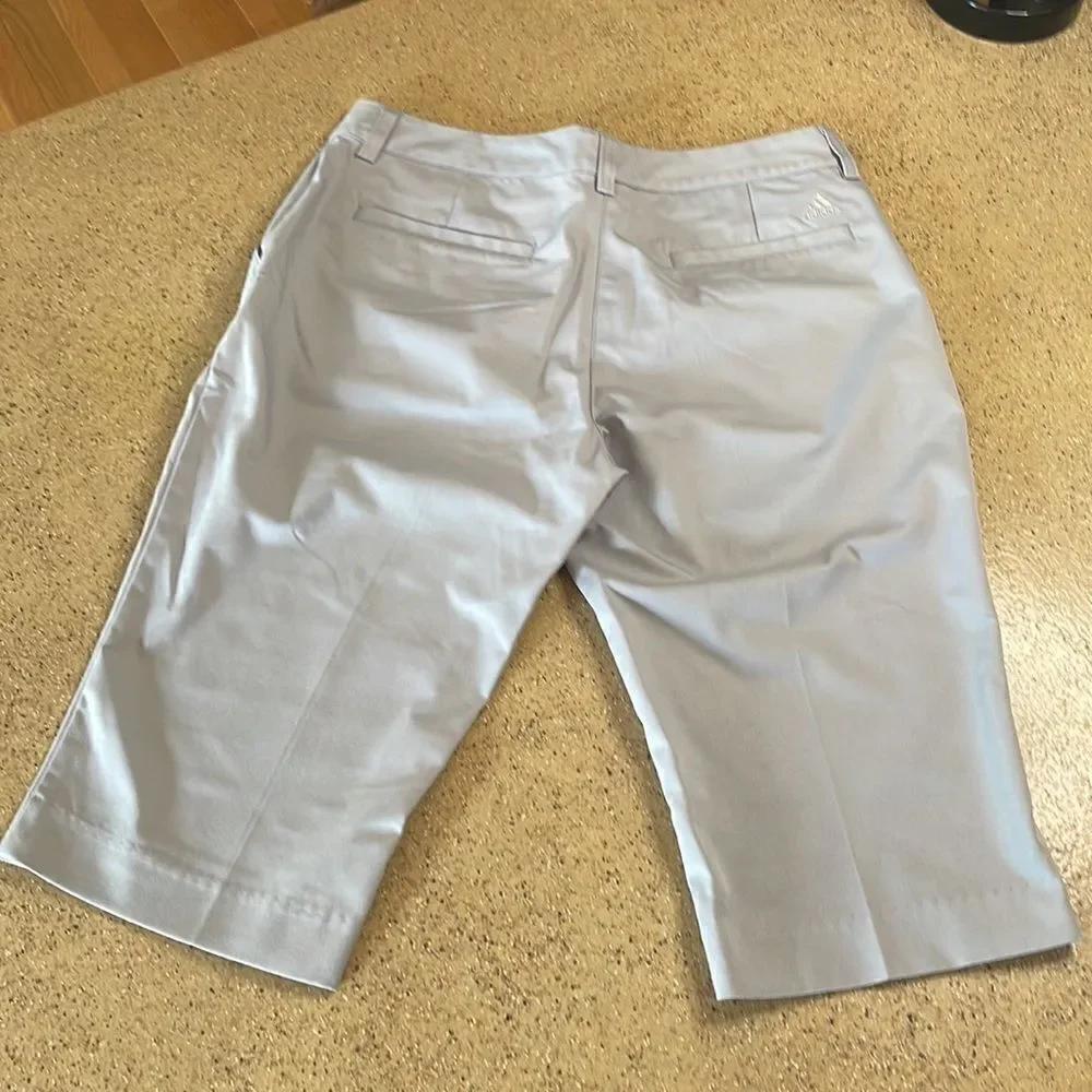 Adidas ClimaCool Longline Golf Shorts Gray sz 2